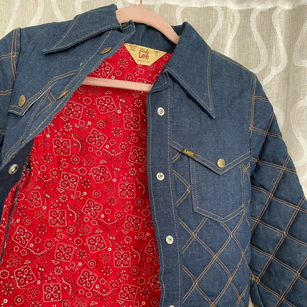 Lady Lee vintage quilted denim